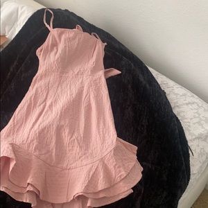 Baby pink dress